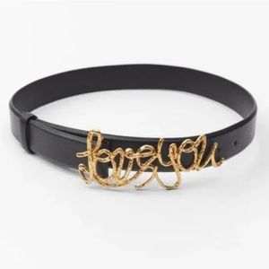 🔥Last piece- Zara limited edition love you belt you cannot miss